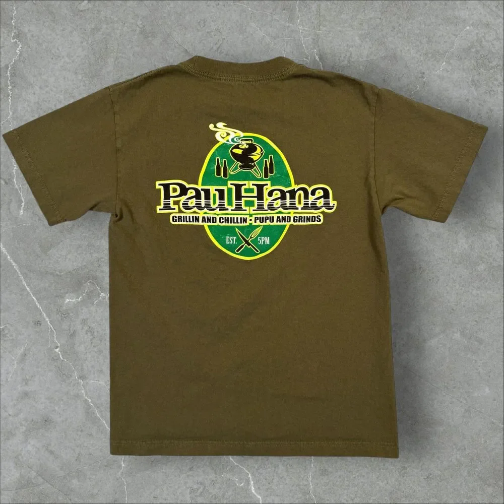Hawaiian Legends Lifestyle Pau Hana Grillin and Chillin Pupu & Grinds Shirt - S